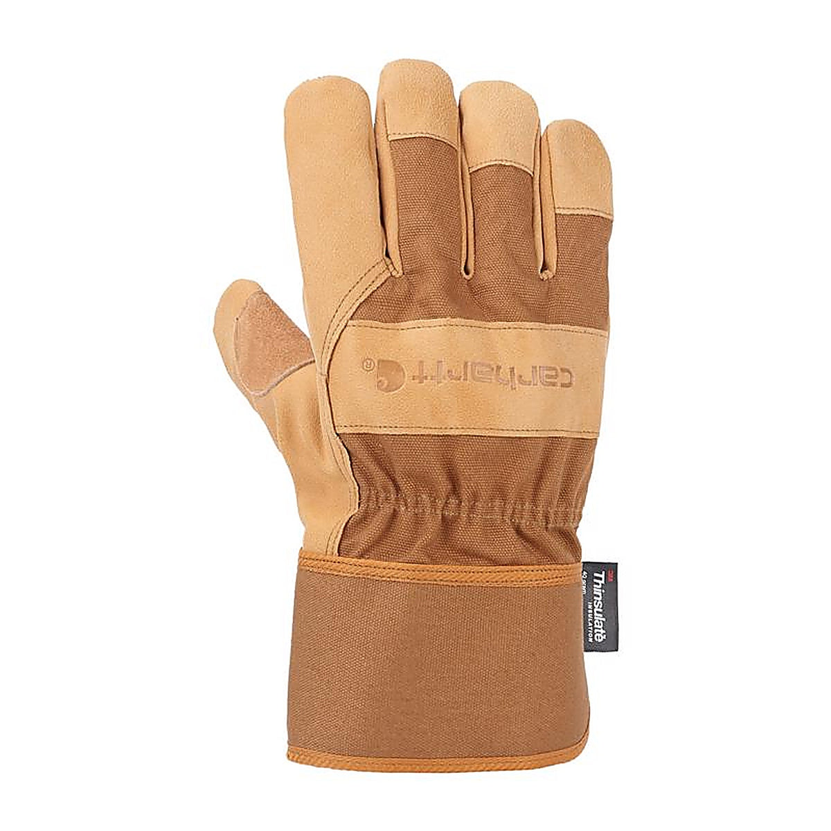 Carhartt - GW0513MBROWN-M - Mens Indoor/Outdoor Work Gloves Brown M 1 Pair