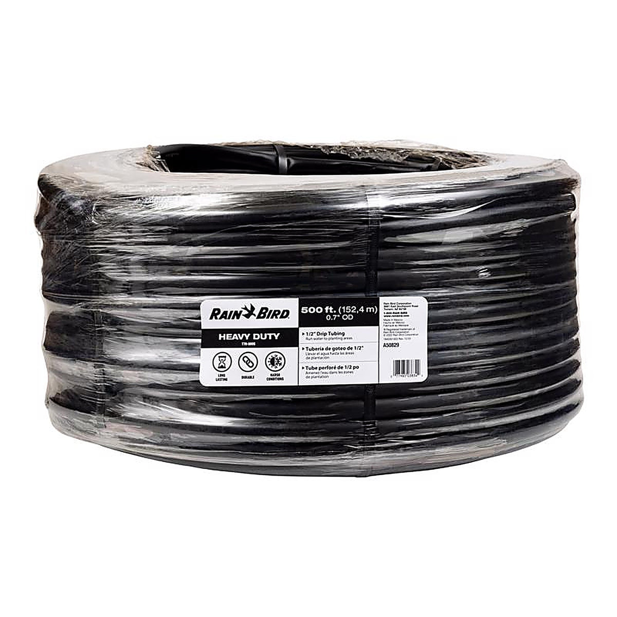 Rain Bird - T70-500S - Polyethylene Drip Irrigation Tubing 1/2 In. D X 500 Ft. L