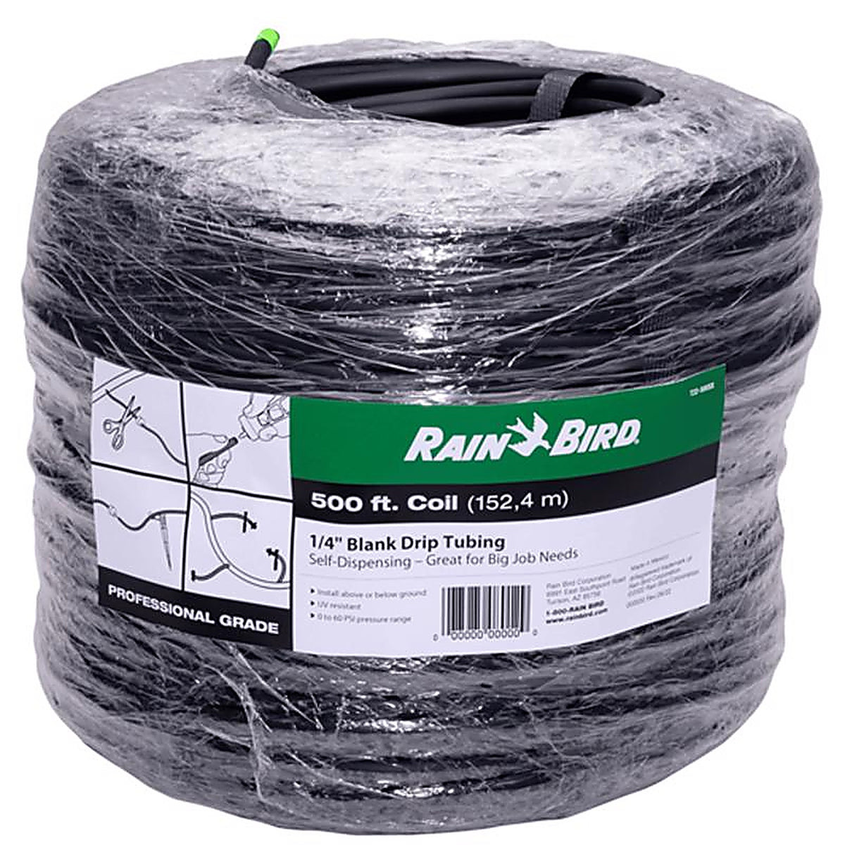 Rain Bird - T22-500SX - Polyethylene Drip Irrigation Tubing 1/4 In. D X 500 Ft. L