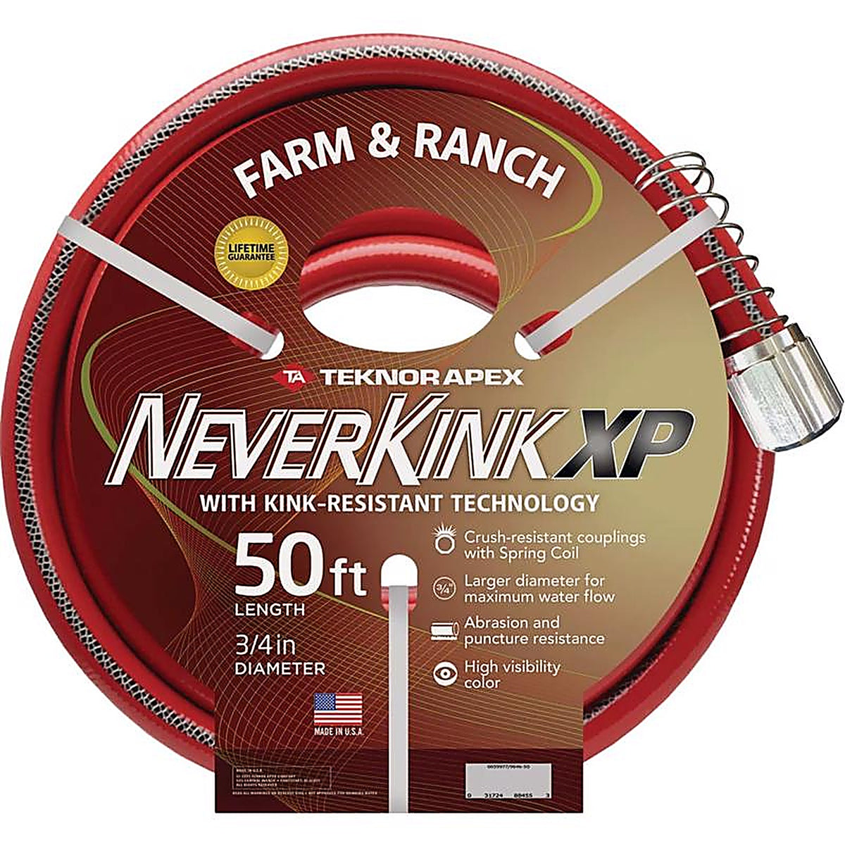 Teknor Apex - 9846 50 - Neverkink Farm & Ranch 3/4 In. D X 50 Ft. L Heavy Duty Garden Hose