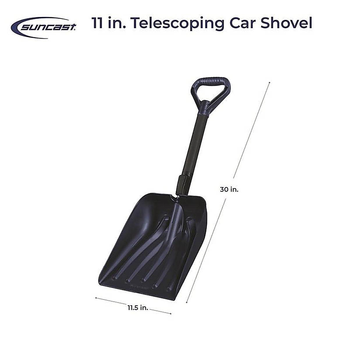 Suncast - SCS4516PK - 11.5 In. W X 38 In. L Poly Telescoping Snow Shovel