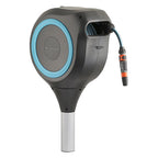 Gardena - 18614-80.000.00 - 66 Ft. Gray Retractable in Ground Hose Reel with Hose