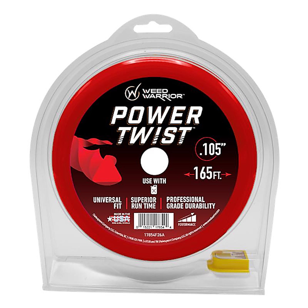 Weed Warrior - 17854 - Professional Grade .105 In. D X 165 Ft. L Trimmer Line