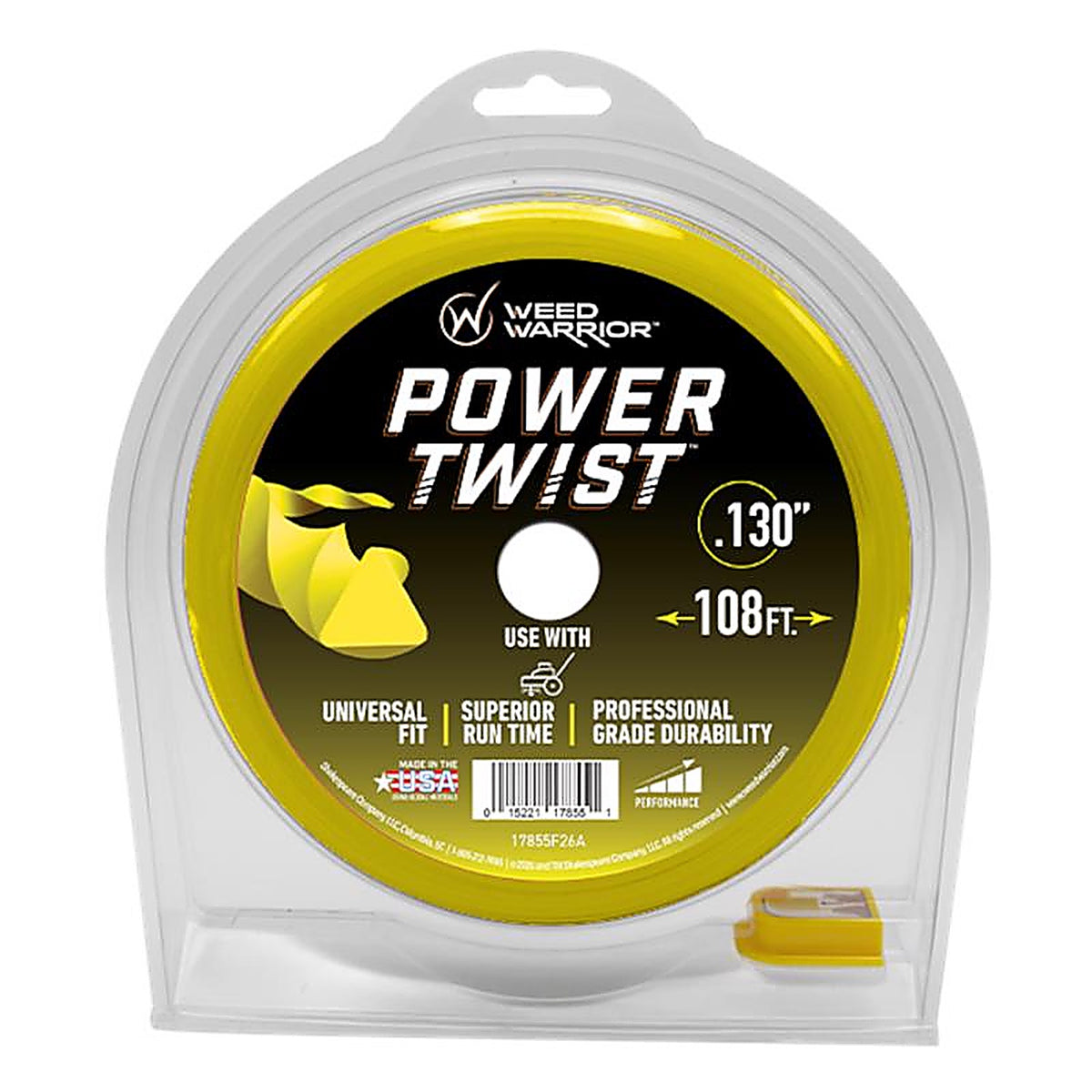 Weed Warrior - 17855 - Professional Grade .130 In. D X 108 Ft. L Trimmer Line
