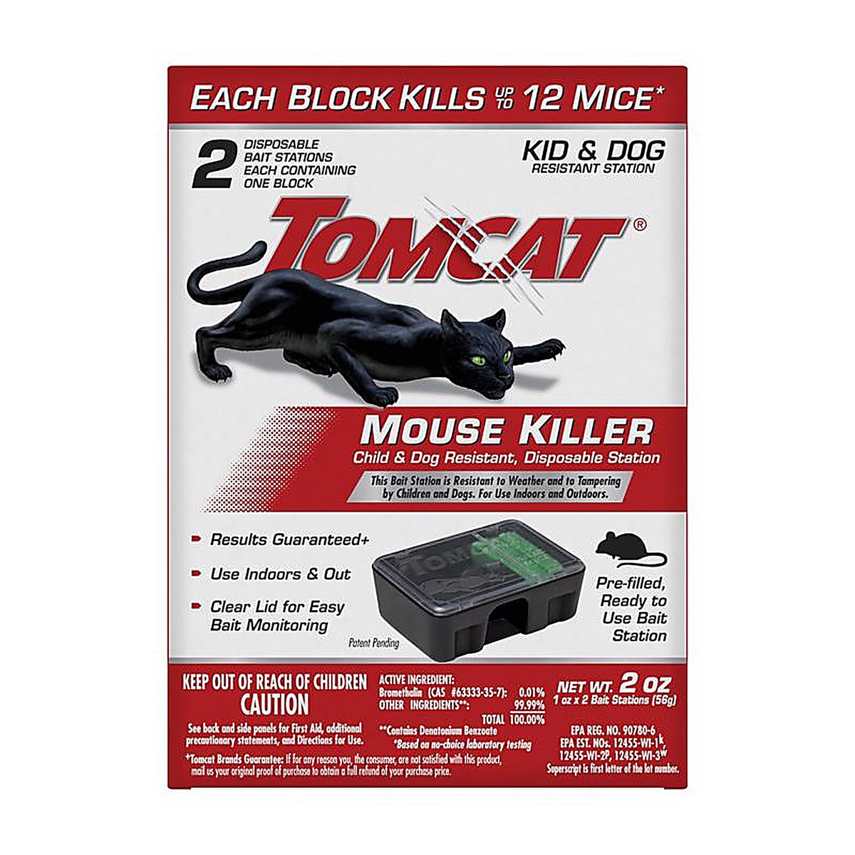 Tomcat - 0370710 - Bait Station Blocks for Mice