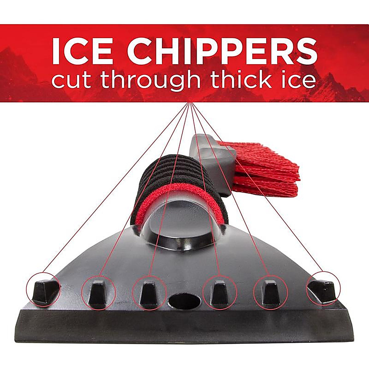 Mallory - S24-530RFB - 26 In. Ice Scraper/Snow Brush