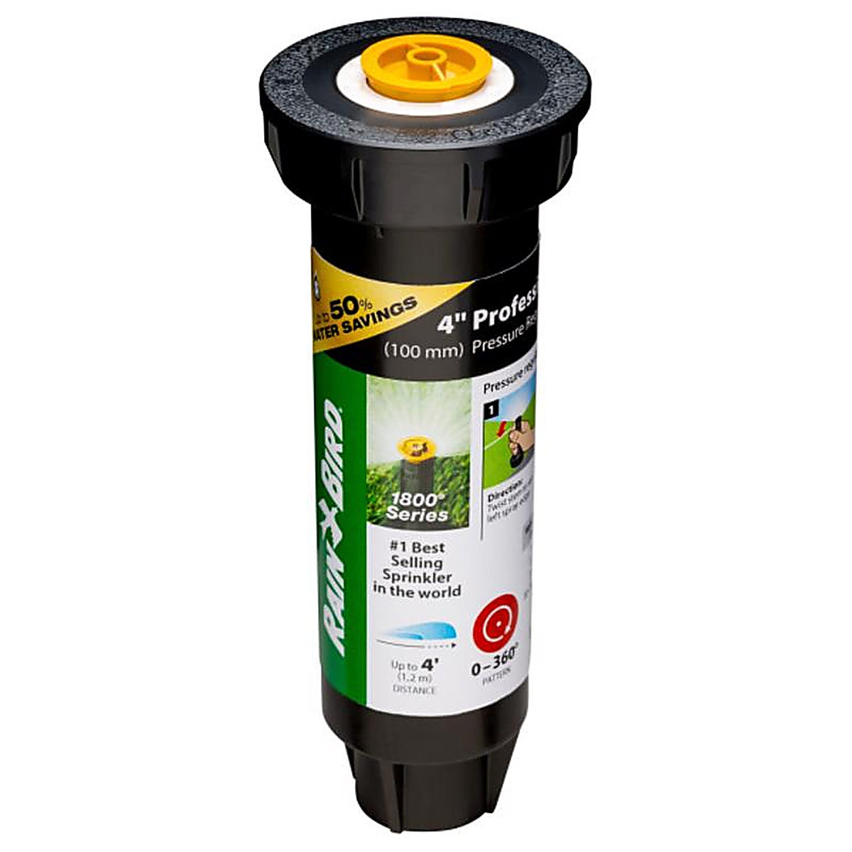 Rain Bird - 1804AP4SAMPRS - 4 In. H Adjustable Pop-Up Spray Head