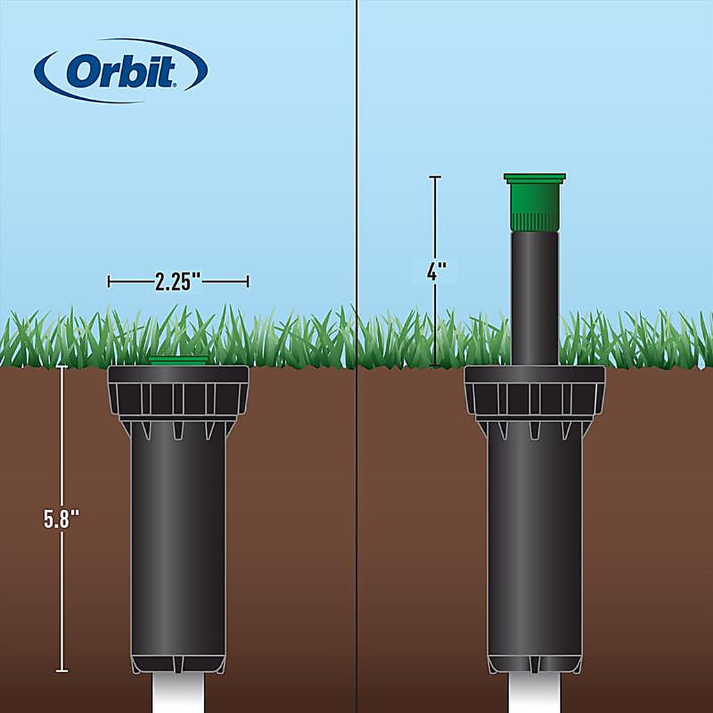 Orbit - 80656 - 4 In. H Adjustable Sprinkler Spray Head