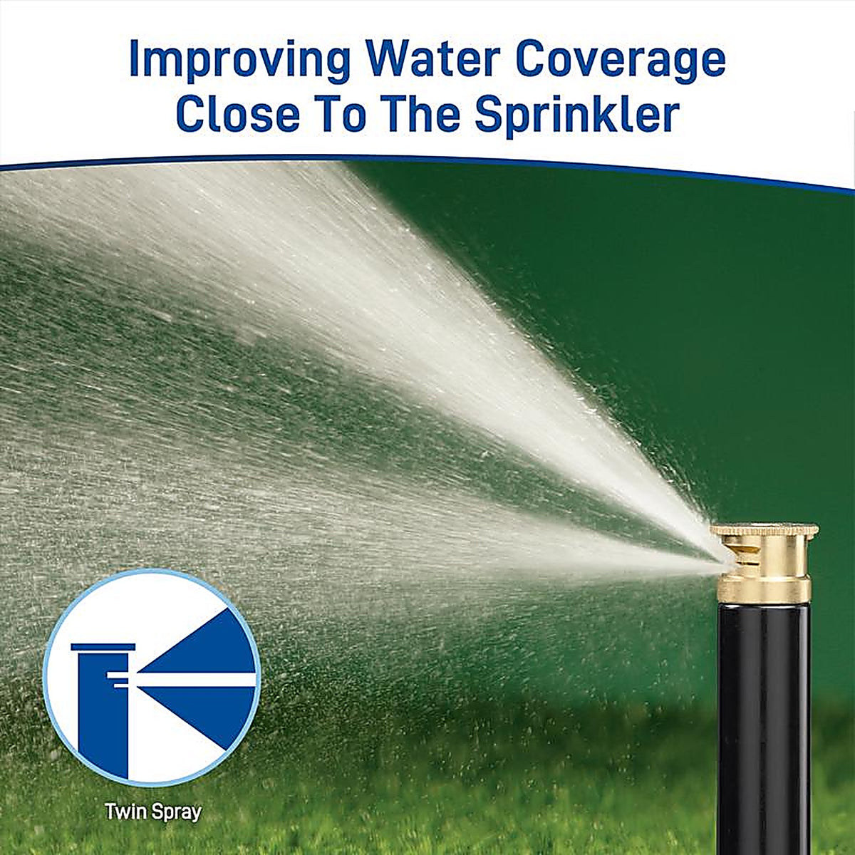 Orbit - 80613 - 2 In. H Full-Circle Sprinkler Spray Head