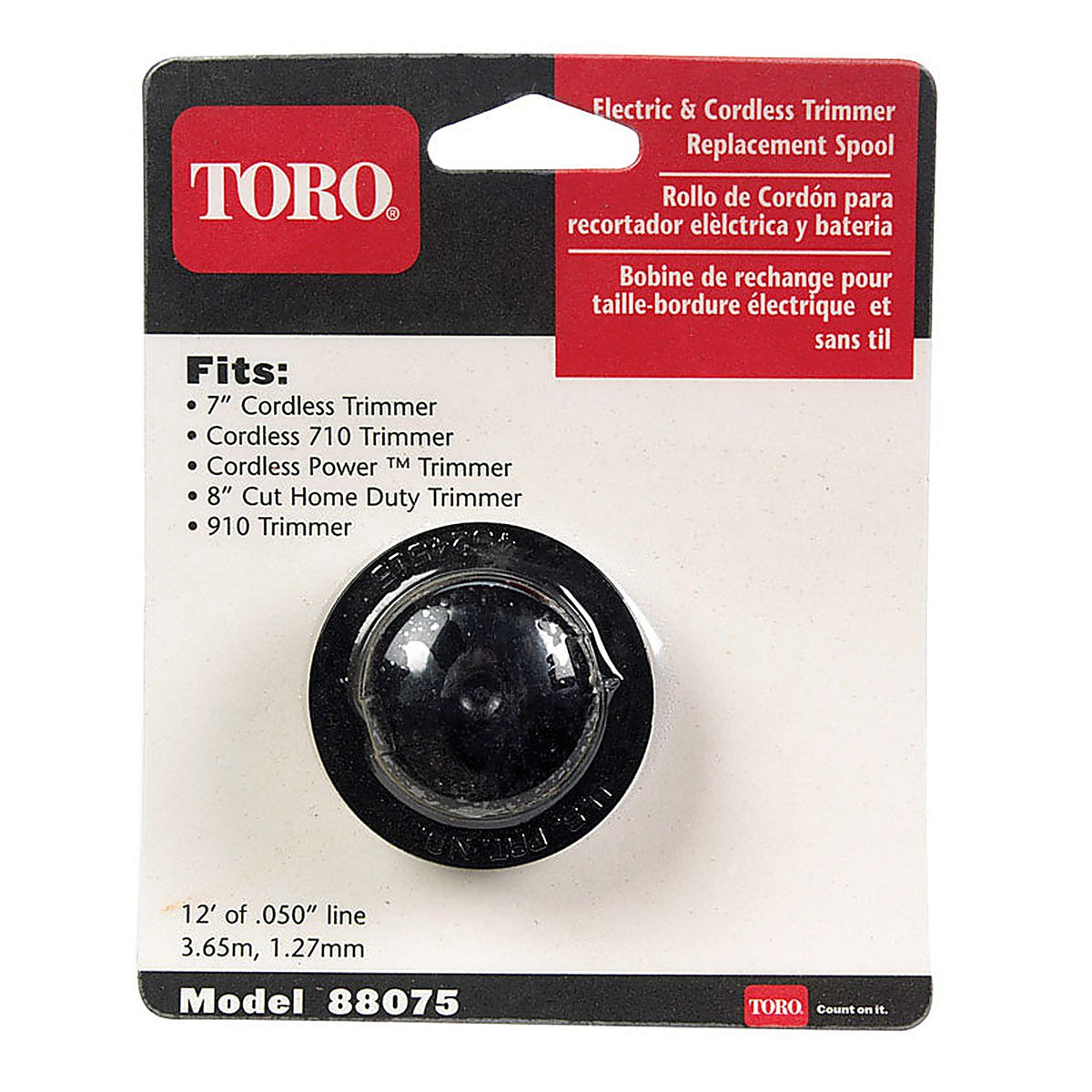 Toro - 88075 - Residential Grade .050 In. D X 12 Ft. L Replacement Line Trimmer Spool