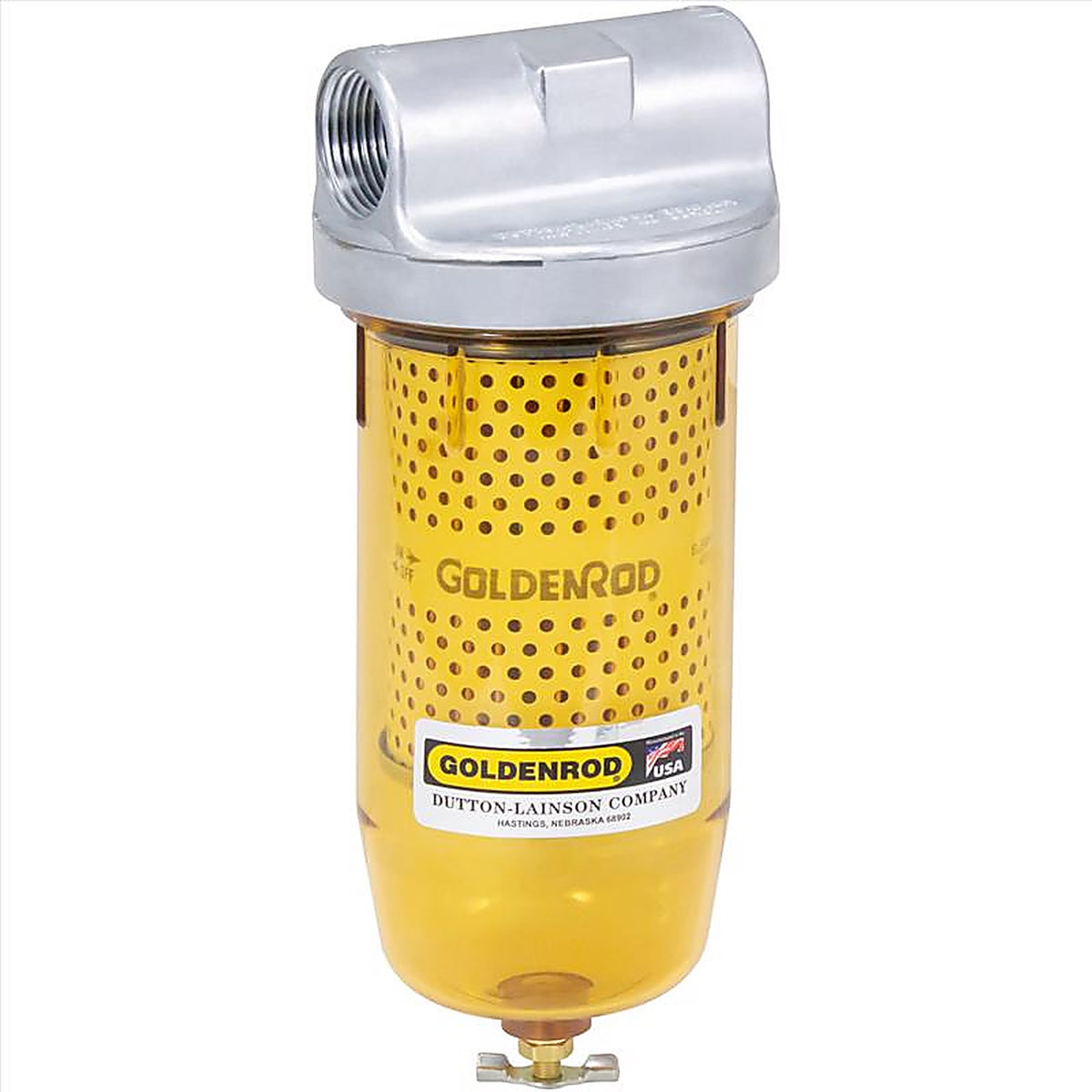 Goldenrod - 495 - Steel Fuel Tank Filter 9.5
