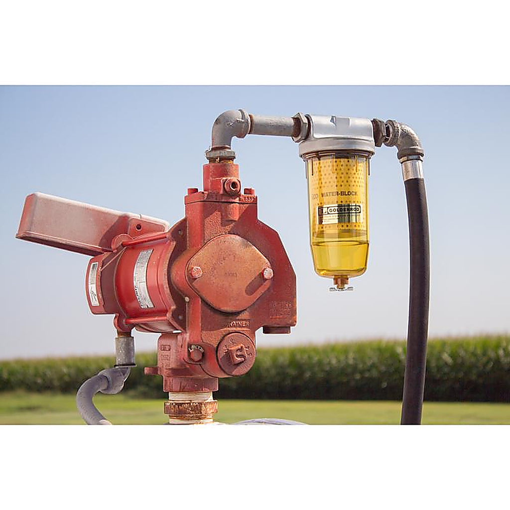Goldenrod - 496 - Steel Water Block Fuel Filter 25 GPM