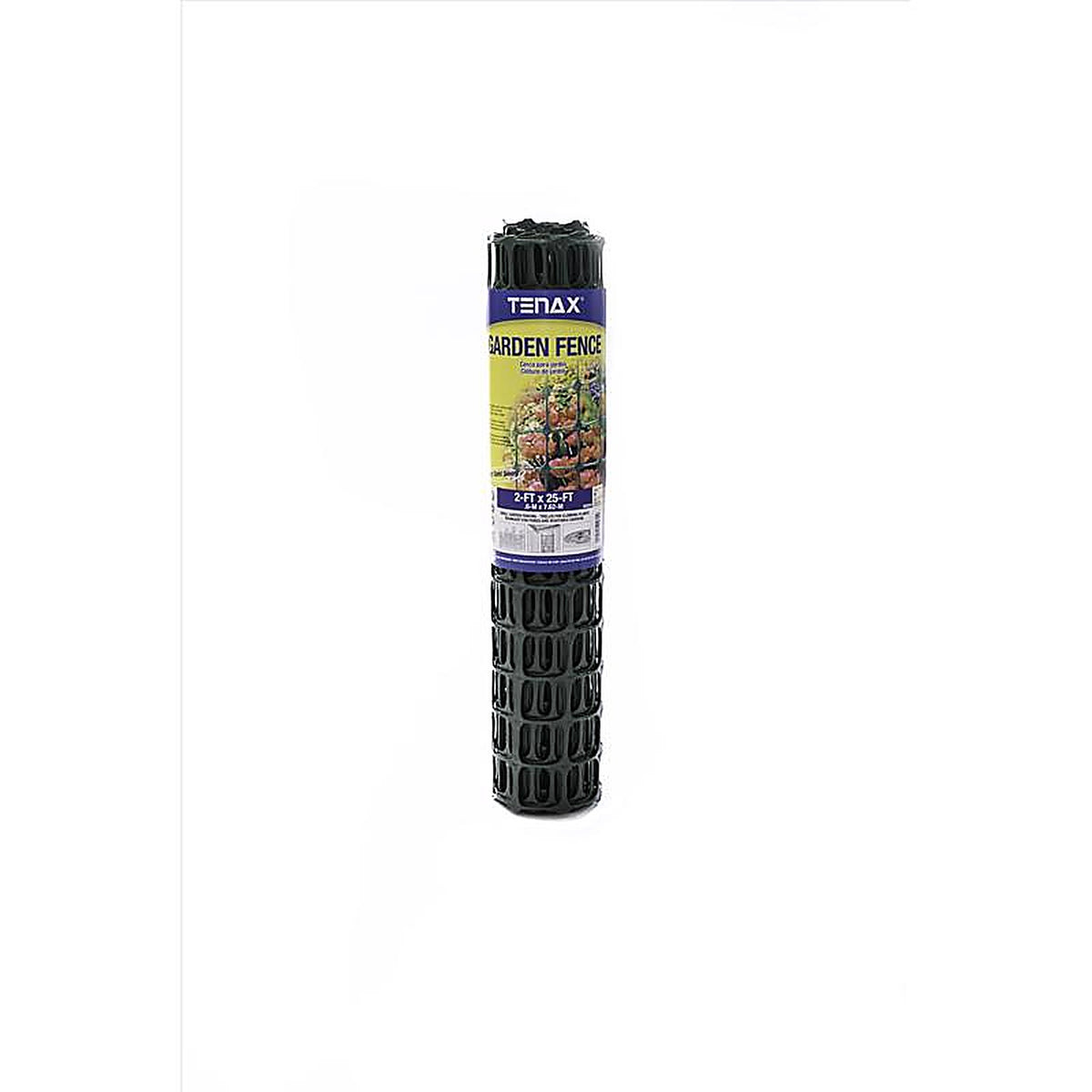 Tenax 2A140089 2 ft. H x 25 ft. L Polyethylene Garden Fence Green
