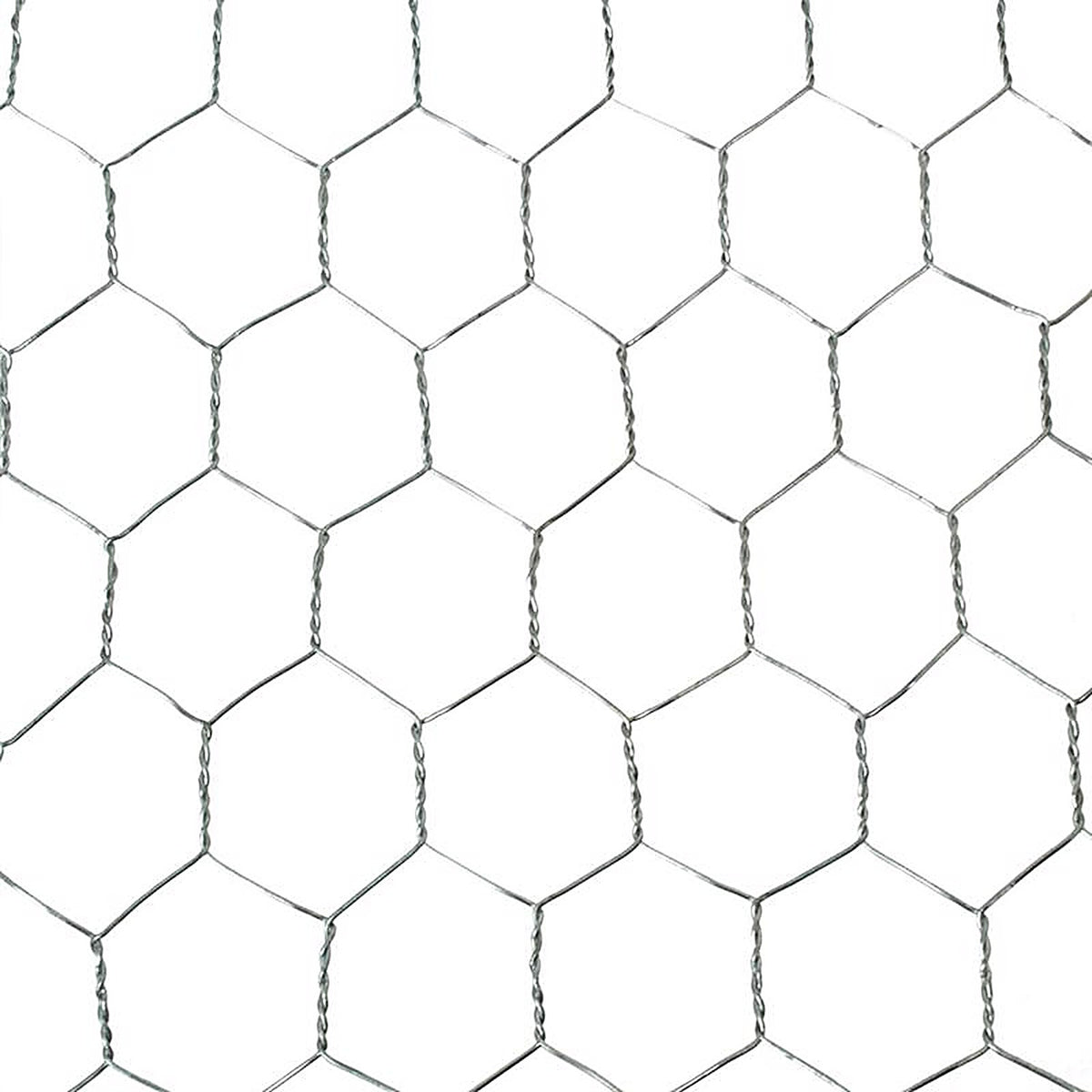 Garden Zone 161850 18 in. H x 50 ft. L 20 Ga. Silver Poultry Netting