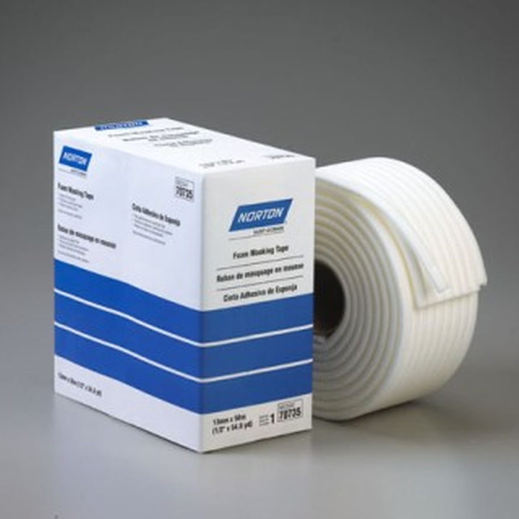 Norton 70735 Foam Masking Tape 13MM X 50M RL
