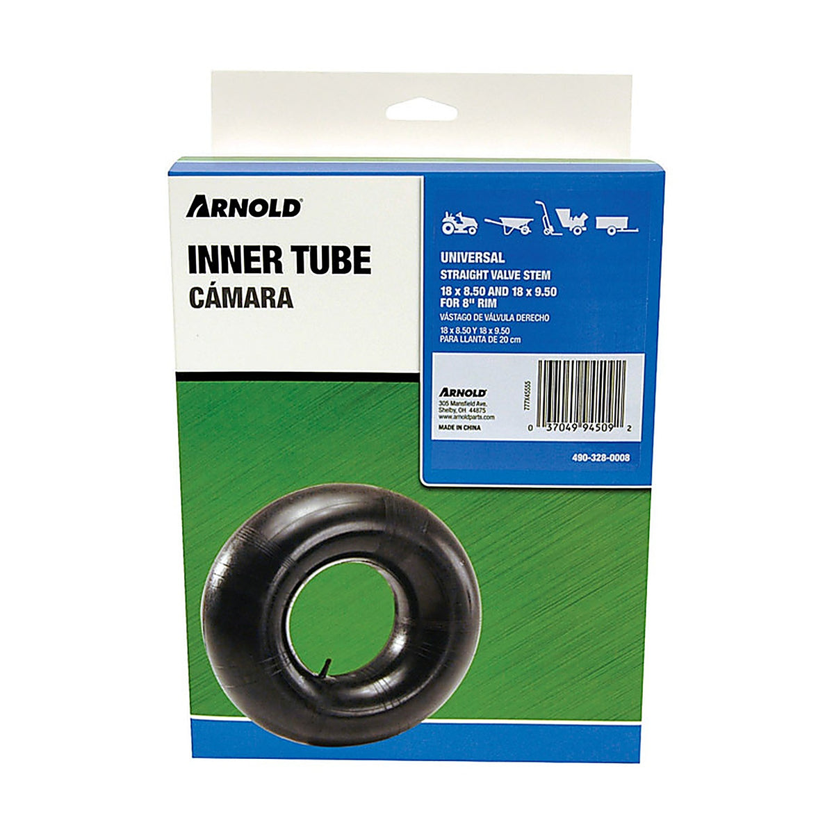 Arnold 490-328-0008 8.5 in. W x 18 in. Dia. Replacement Inner Tube
