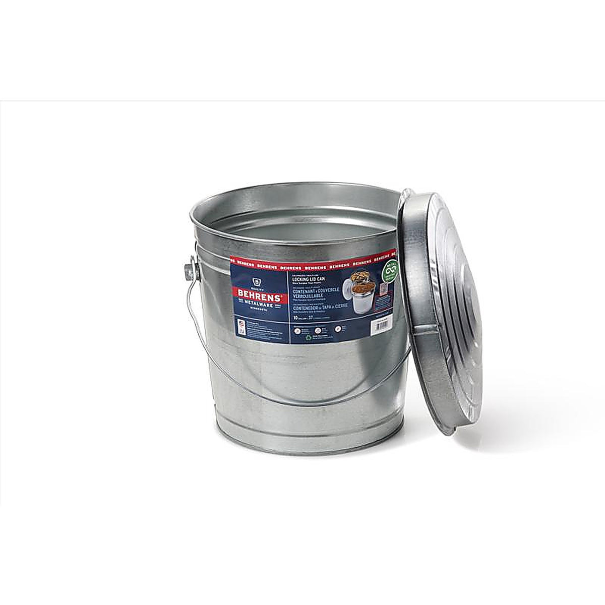 Behrens 6110 Gray Metal Pet Food Storage Container