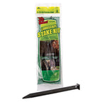 Master Mark 12103 10 in. H Plastic Black Stake Kit