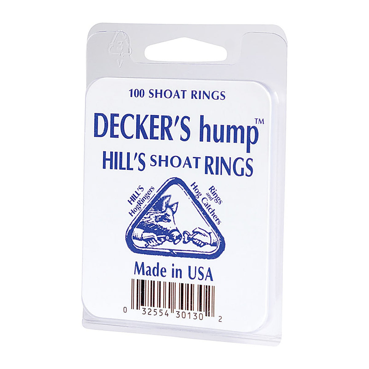 Decker - 2 - 12.5 Ga. Animal Ring for Shoat 100 Pack