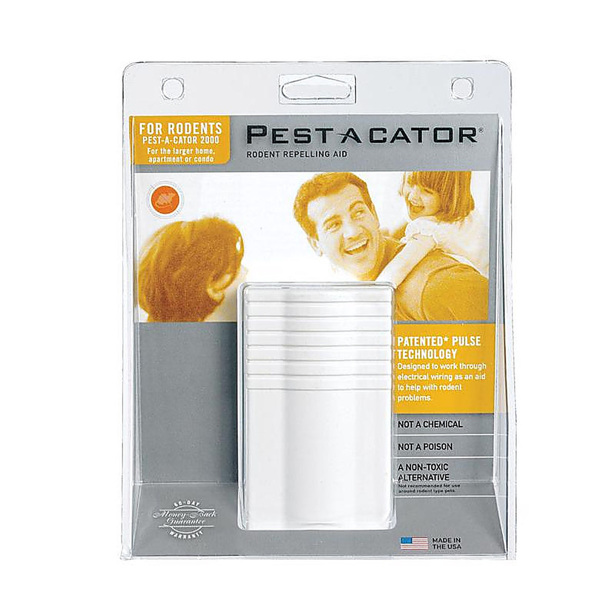 Pest-A-Cator - 2100 - Plug-In Electronic Pest Repeller for Rodents 1 Pack