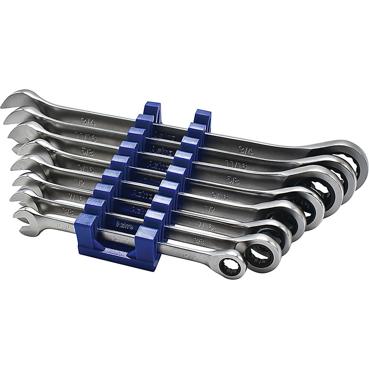 Astro Pneumatic - 71008 - Razor Wrenches Super-Thin SAE Ratcheting Wrench Set 5/16 Inch - 3/4 Inch