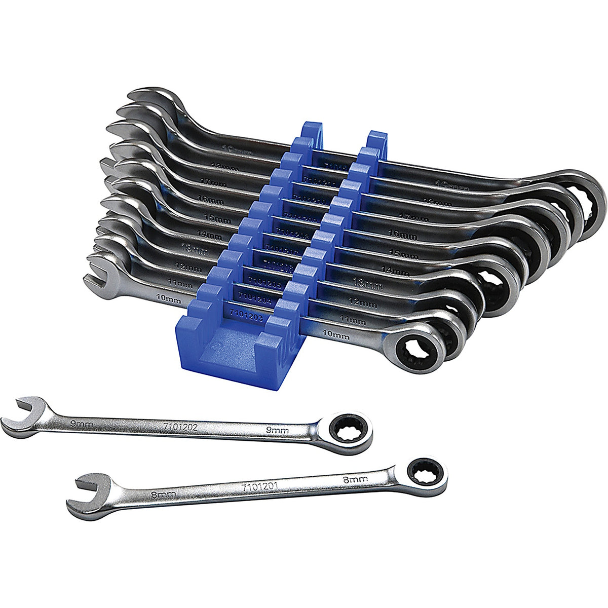 Astro Pneumatic - 71012 - Razor Wrenches 12Pc Super-Thin Ratcheting Wrench Set 8-19 mm