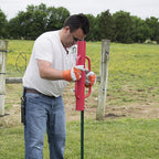 Yardlink - 090108 - Post Driver with Handle Red