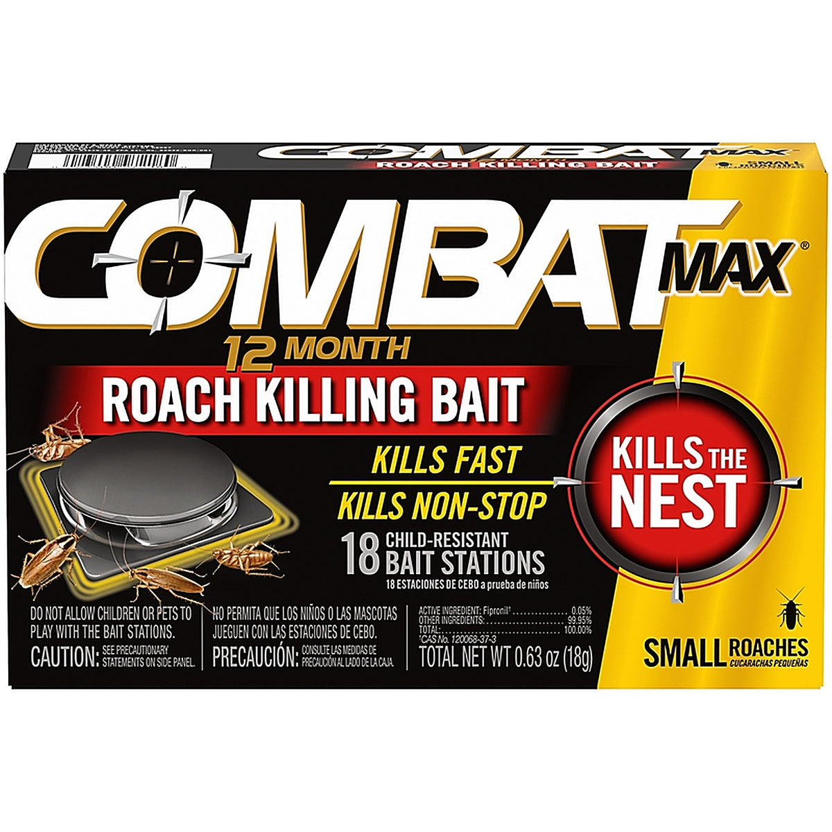 Combat - 97218 - Max Roach Bait Station 18 Pack