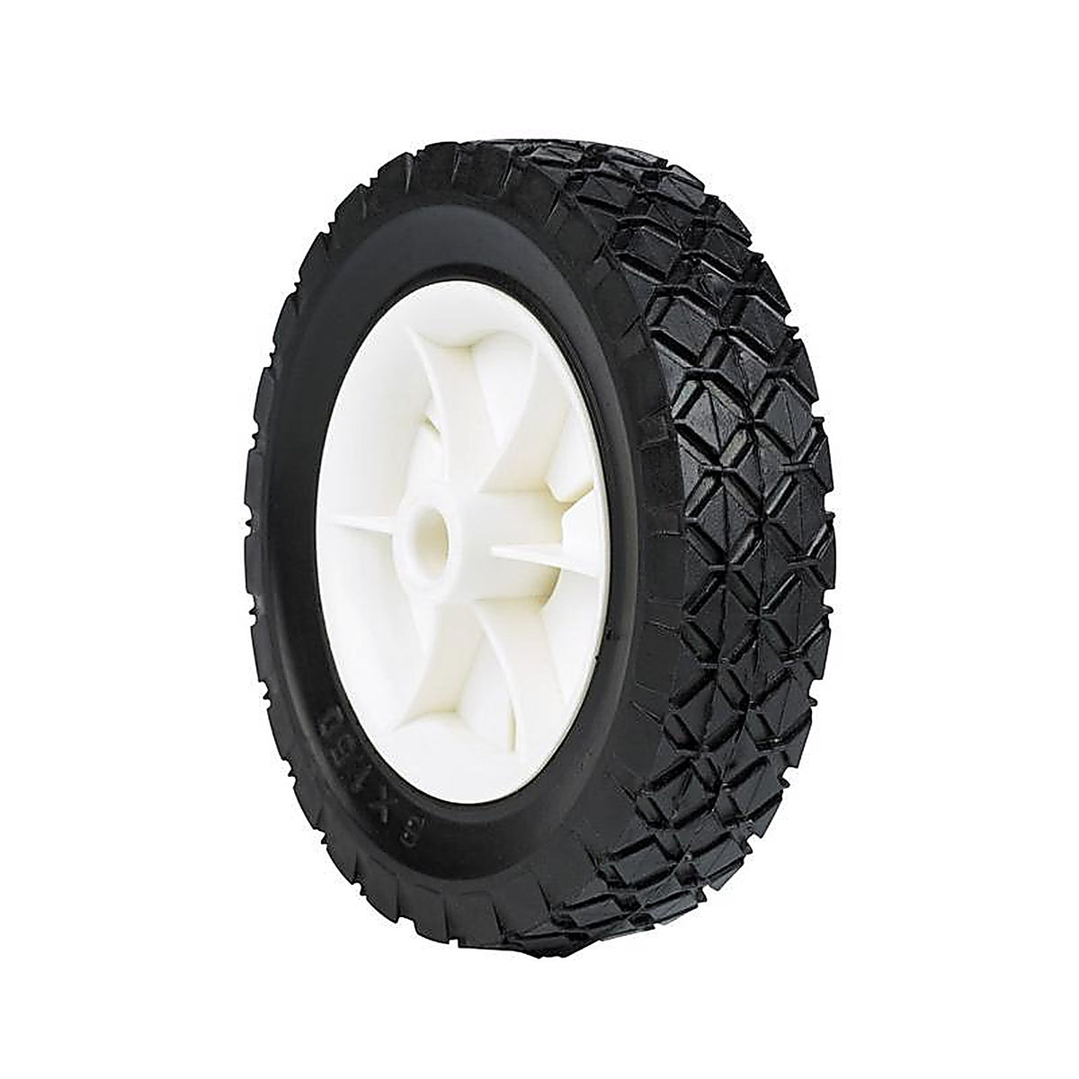 Arnold 490-320-0002 1.5 in. W x 6 in. Dia. Plastic Lawn Mower Replacement Wheel 35 lb.