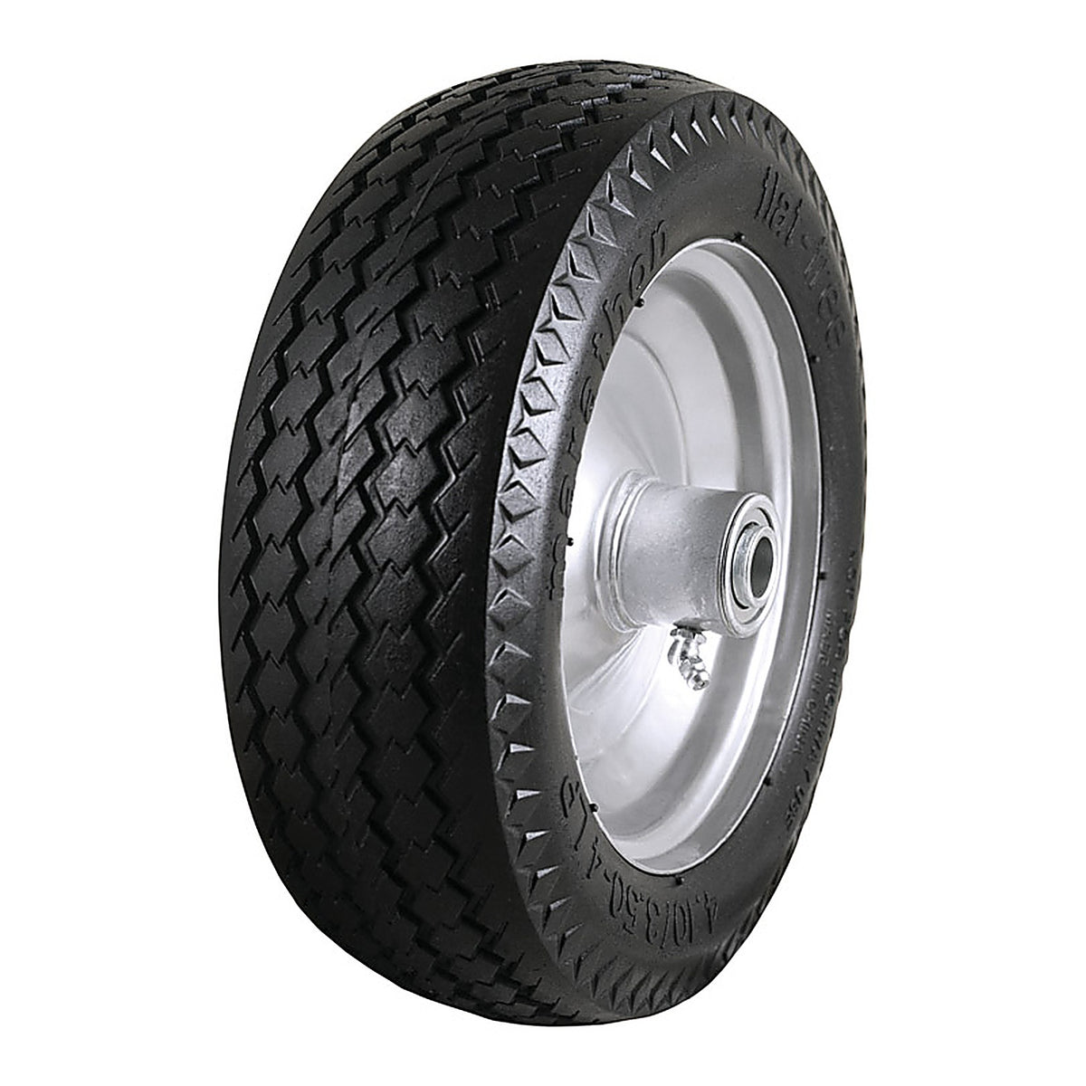 Marathon 00010 Universal Fit 4 in. Dia. x 10.3 in. Dia. 300 lb. capacity Offset Hand Truck Tire Polyurethane
