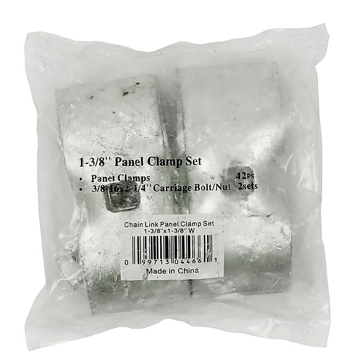 Yardlink - 328526C - Galvanized Steel Panel Clamp Set 1 Pack