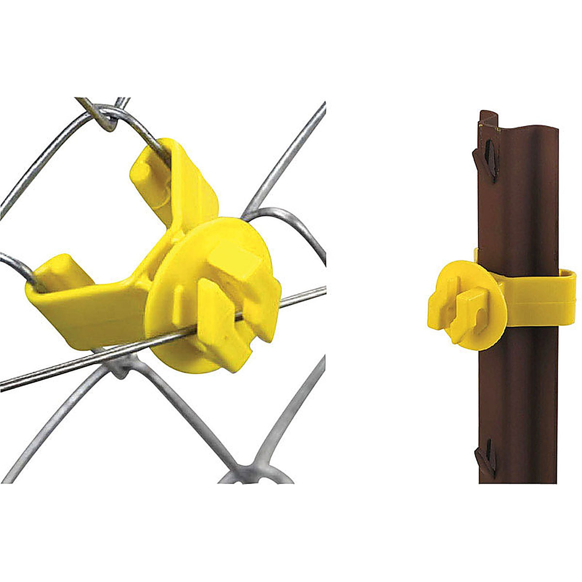 Dare SNUG-SU-25 Chain Link Fence Insulator Yellow