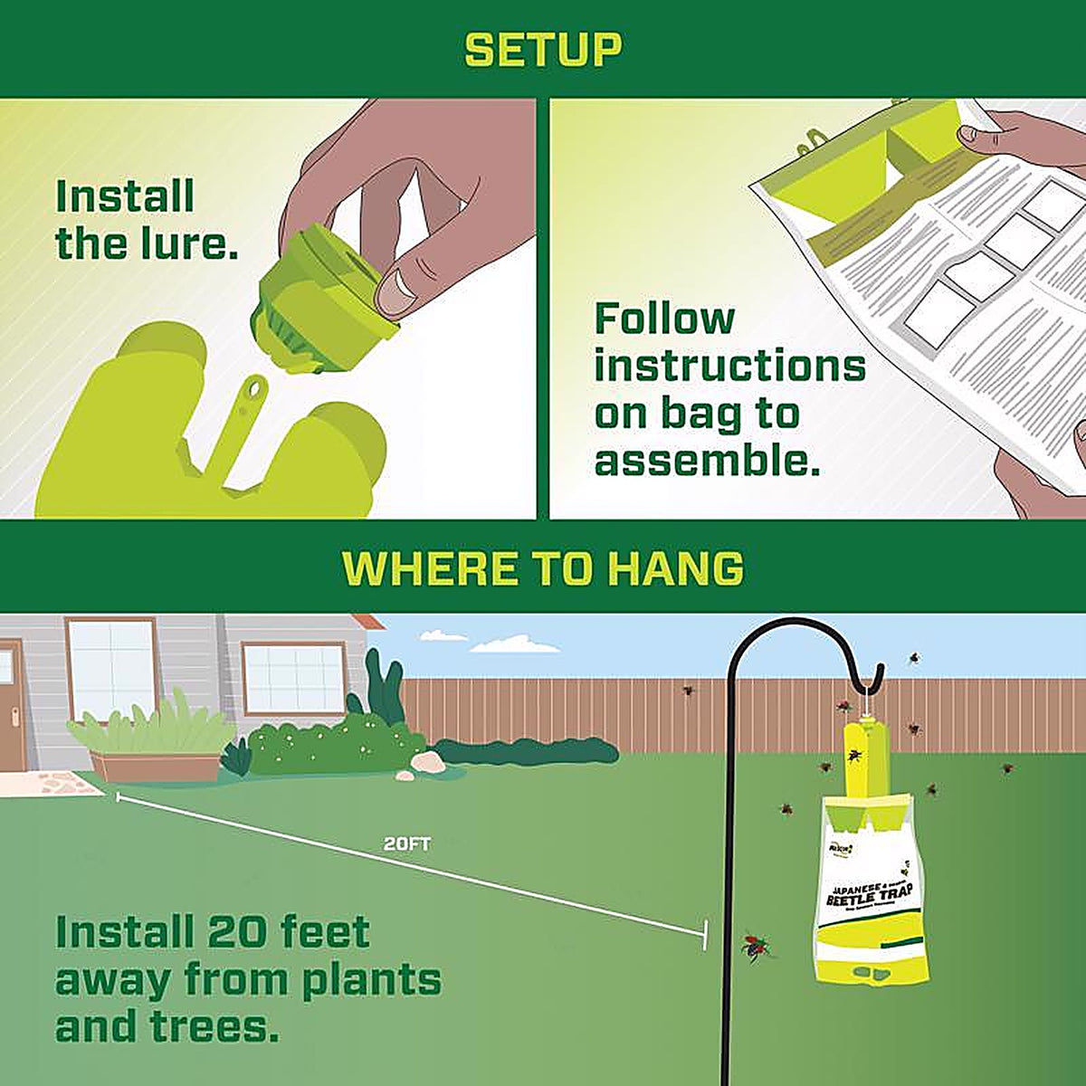 RESCUE JBTZ-DB12 Japanese Beetle Trap 0.21 oz
