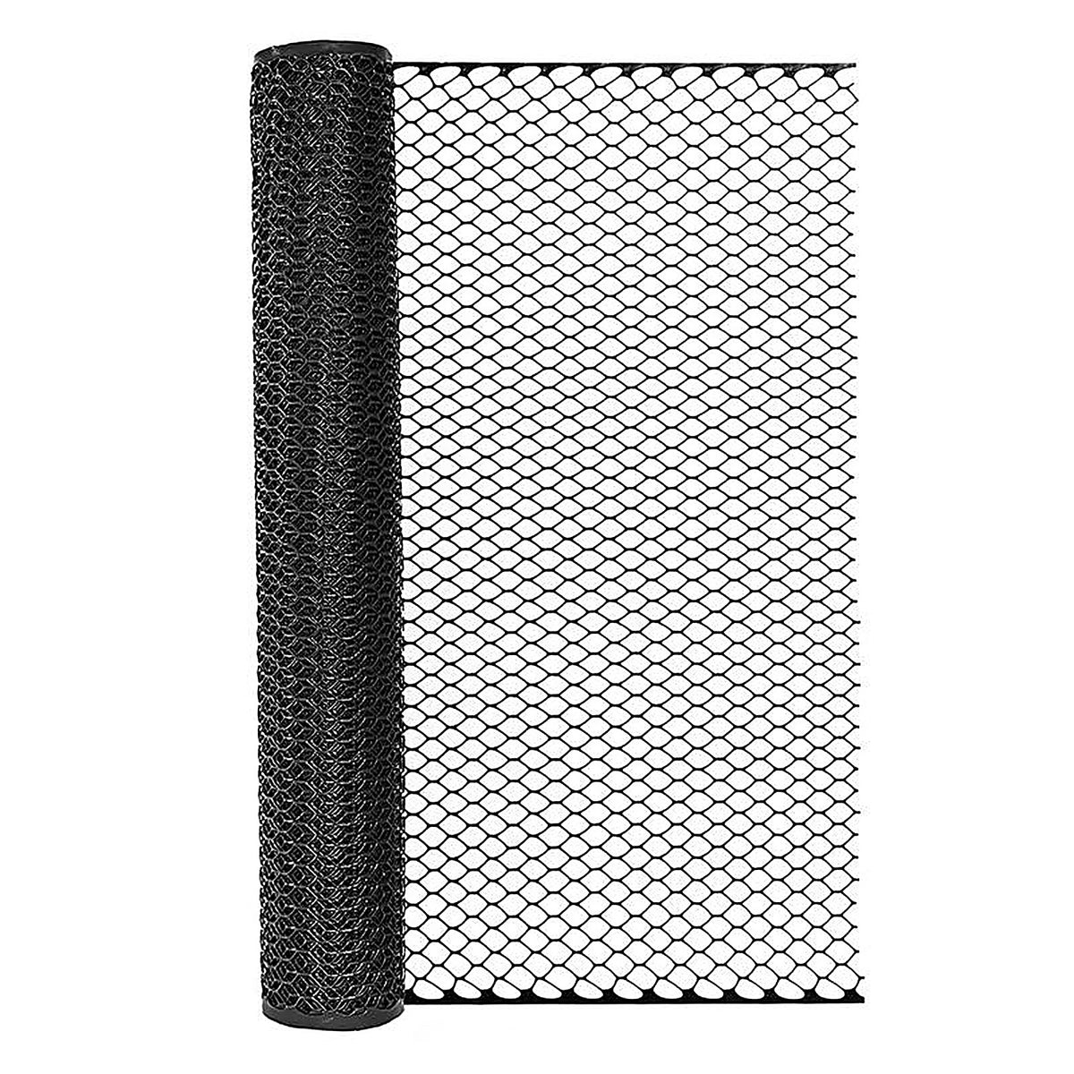 Tenax 72120546 3 ft. H x 25 ft. L 20 Ga. Black Poultry Fence