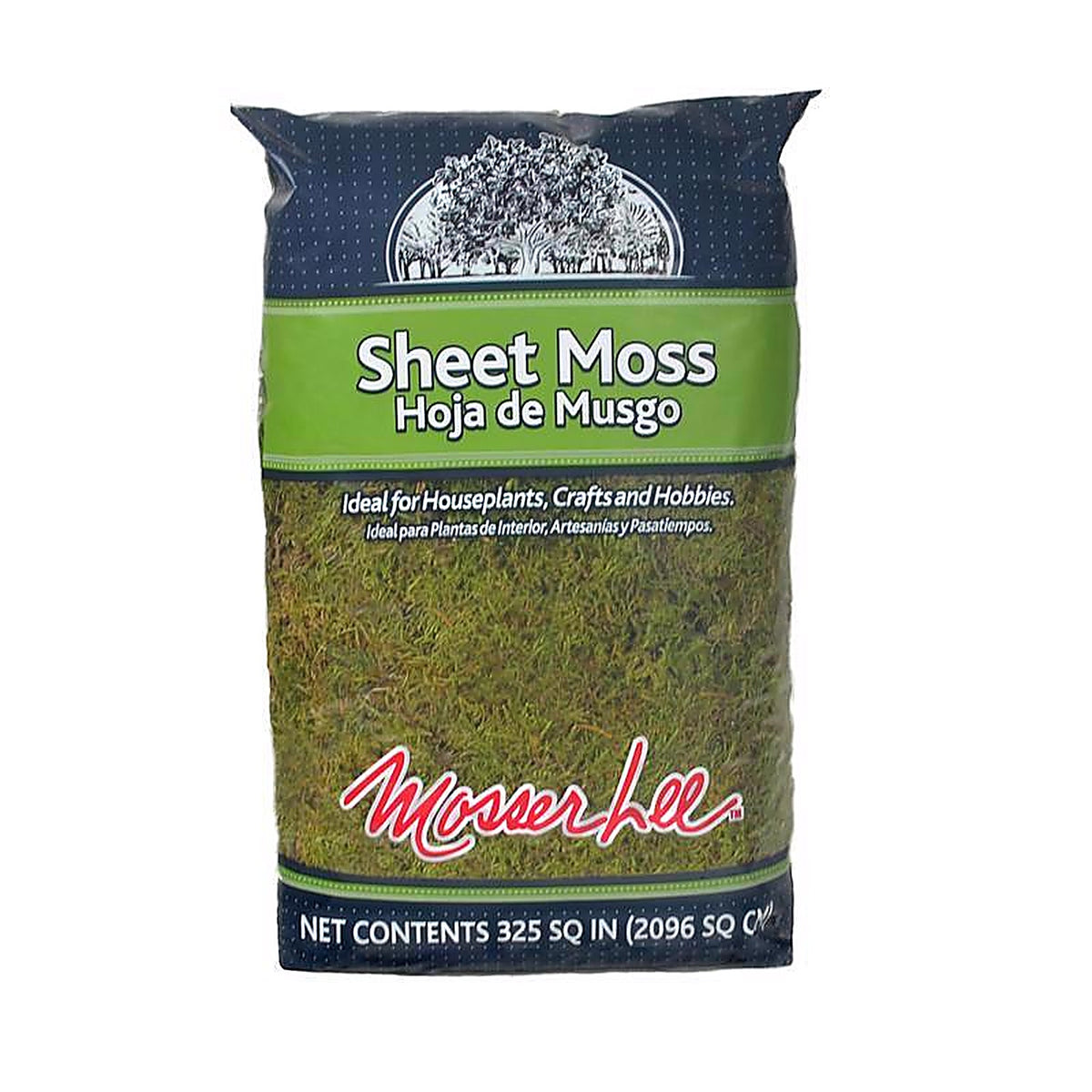 Mosser Lee ML0460 Organic Green Sheet Moss 325 sq in