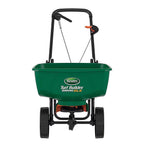 Scotts 76232 Turf Builder EdgeGuard DLX 5 ft. W Broadcast Push Spreader For Fertilizer/Ice Melt/Seed 60 lb