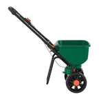 Scotts 76232 Turf Builder EdgeGuard DLX 5 ft. W Broadcast Push Spreader For Fertilizer/Ice Melt/Seed 60 lb