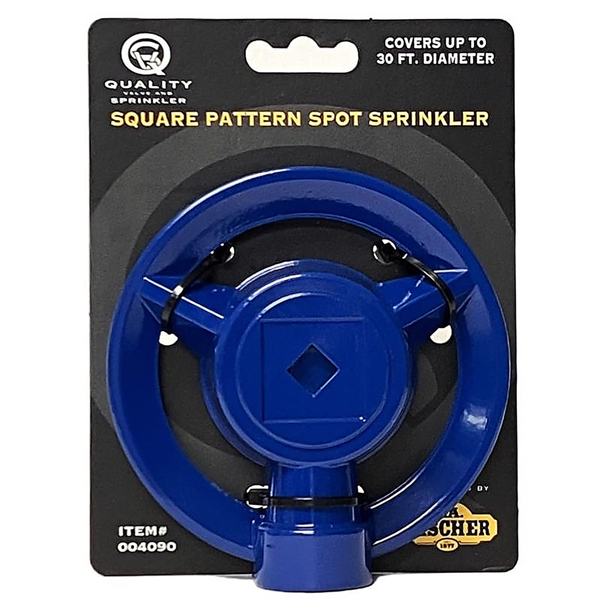 Quality Valve and Sprinkler - 4090 - Zinc Ring Base Spot Sprinkler 900 Sq Ft 1 Pack
