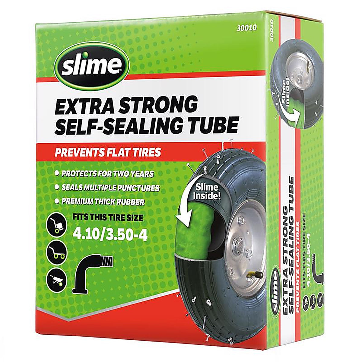 Slime 30010 4 in. Dia. 150 lb. capacity Inner Tube Rubber