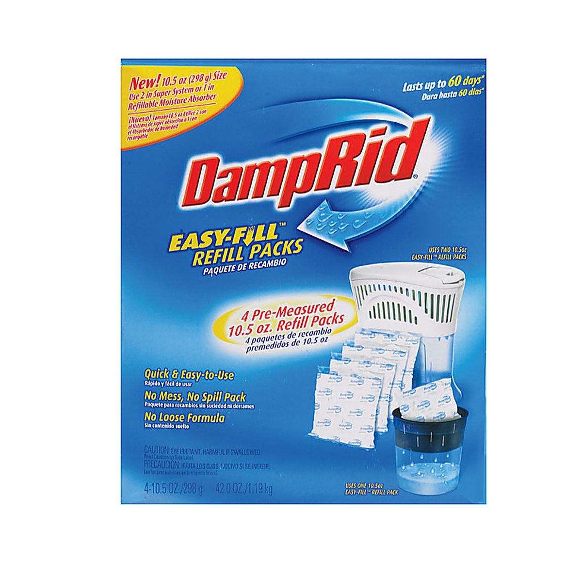 DampRid FG92 Easy Fill 42 oz. No Scent Moisture Absorber Refill
