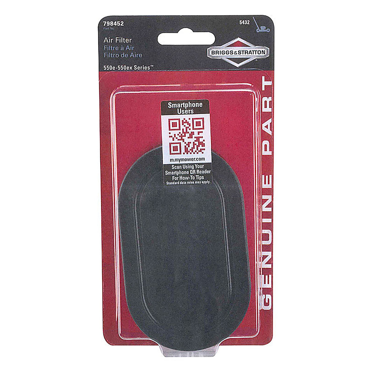 Briggs & Stratton 5432K Small Engine Air Filter