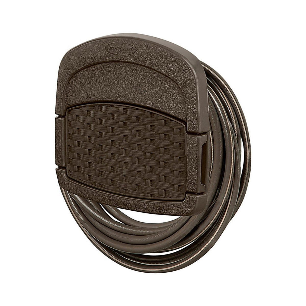 Suncast DHW150 Hose Hangout 150 ft. Wall Mount Brown Hose Holder