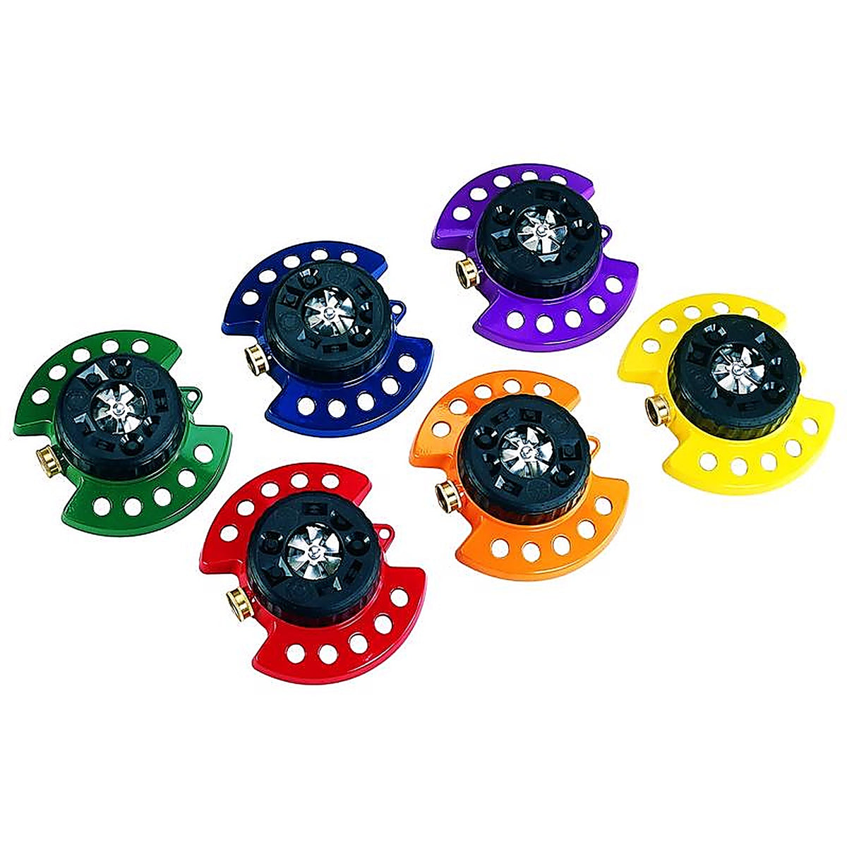 Dramm 10-15020 ColorStorm Metal Sled Base 9-Pattern Turret Sprinkler 575 sq. ft.