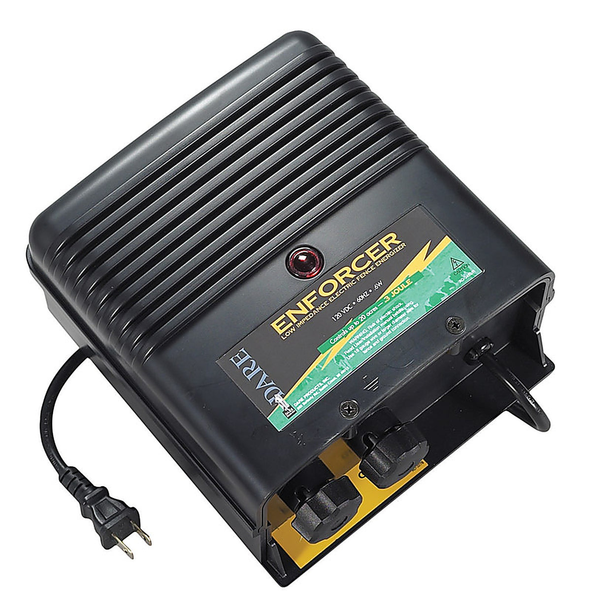 Dare - DE400 - Enforcer Series 110 V Electric-Powered Fence Energizer 100 Acre Black