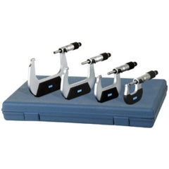 Fowler 72-229-214 0-4in. Outside Inch Micrometer Set, 4pc