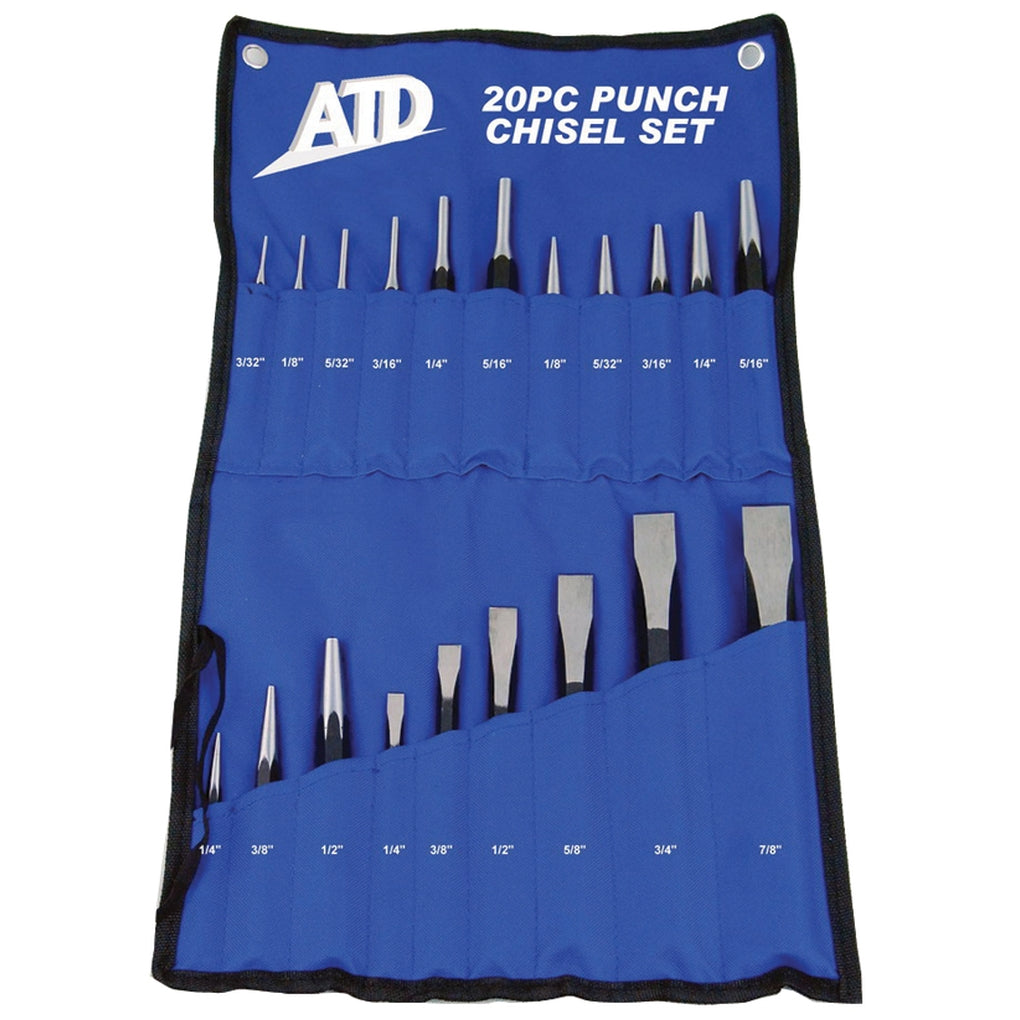 ATD 720 20 pc. Punch & Chisel Set