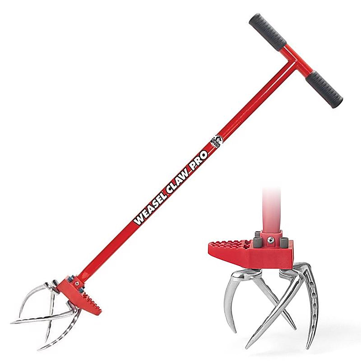 Garden Weasel - 91334 - Claw Pro 4 Tine Steel Hand Cultivator 38 In. Steel Handle
