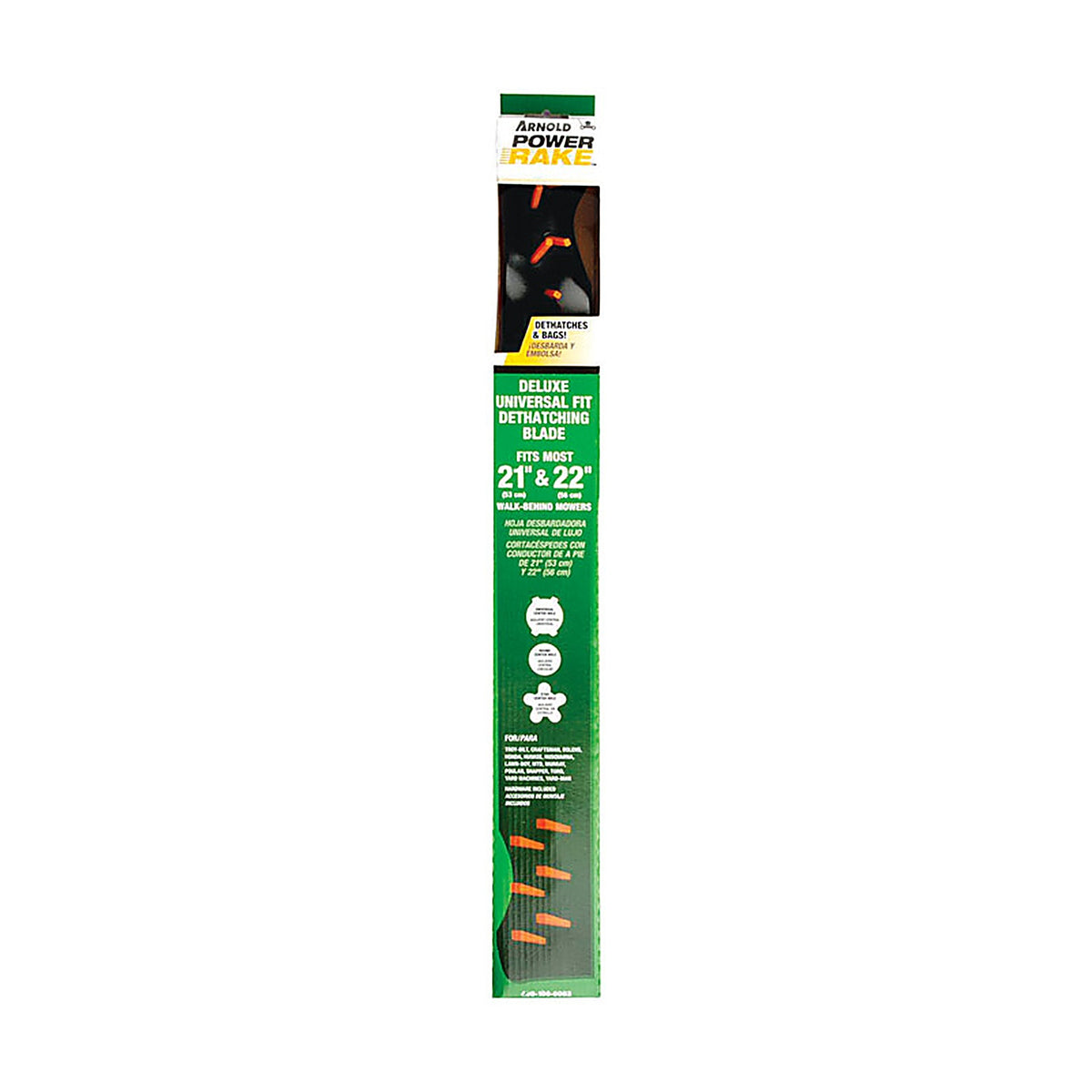 Arnold 490-100-0083 PowerRake 21 in. Dethatching Mower Blade For Walk-Behind Mowers 1/Pack
