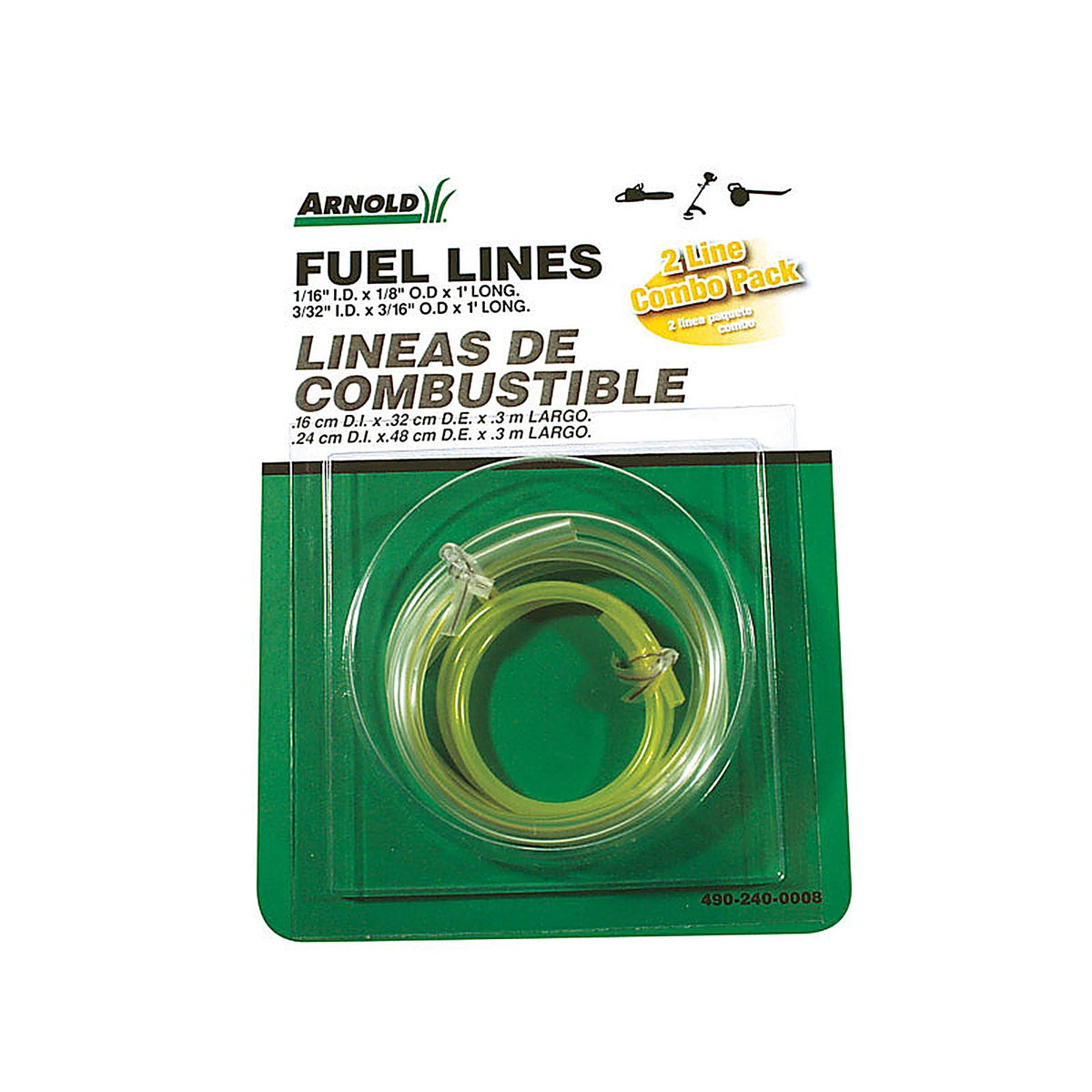 Arnold 490-240-0008 Gas Fuel Line For Most String Trimmers And Blowers