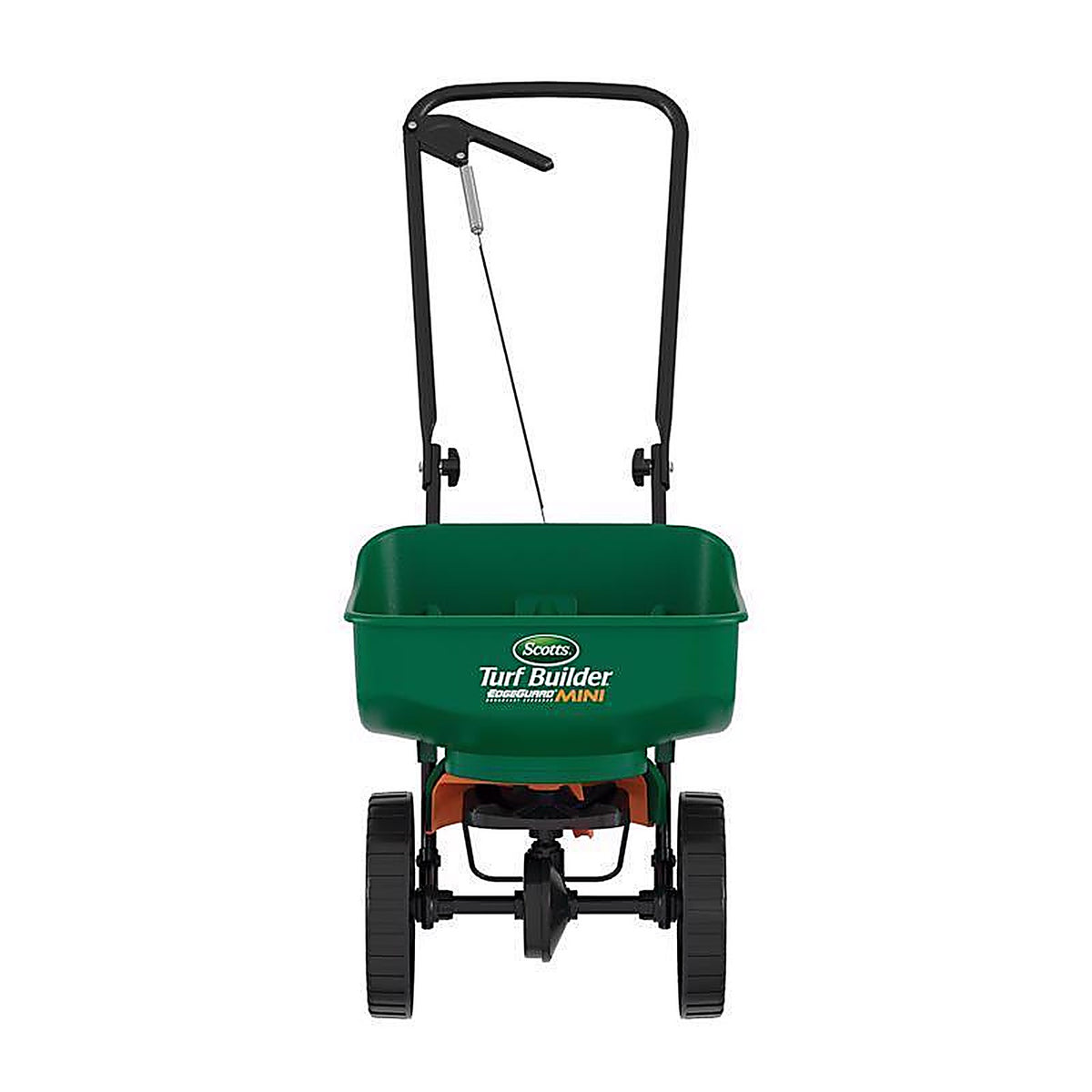 Scotts 76121 Turf Builder EdgeGuard Mini 60 in. W Push Spreader For Fertilizer/Seed 23 lb